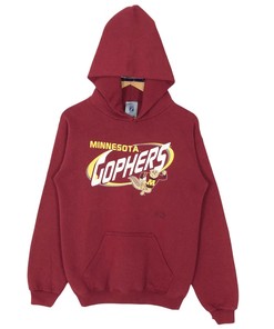 Vintage 90S University Of Minnesota Golden Gophers NCAA Hoodie Pullover Sweatshirt, Great Football Lover Gift