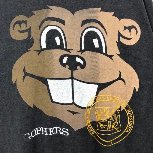 Vintage 90S University Of Minnesota Gophers Crewneck Sweatshirt Pullover Made In USA, Ideal for NCAA Fans - Image 2
