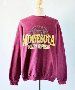 Vintage 90S University Of Minnesota Gophers Golden Sweatshirt, Ideal Gift For Her or Him