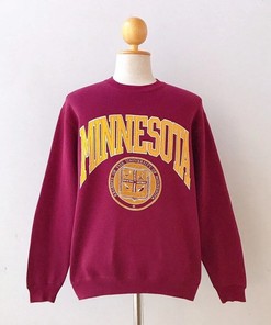 Vintage 90S University Of Minnesota Gophers Golden Sweatshirt, Ideal for University Of Minnesota Fans