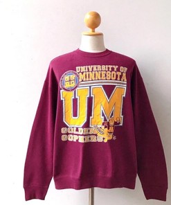 Vintage 90S University Of Minnesota Gophers Golden Sweatshirt, Ideal for Vintage 90S University Fans