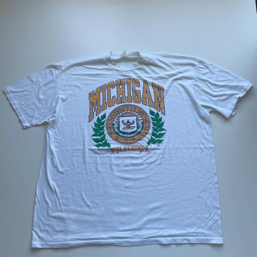 Vintage 90S University of Michigan NCAA Graphic T-Shirt Sweatshirt Hoodie - Gifts for Sports Lovers