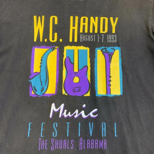 Vintage 90S W.C. Handy Music Festival Jazz Blues T-Shirt - Gift For Music Fans - Image 2