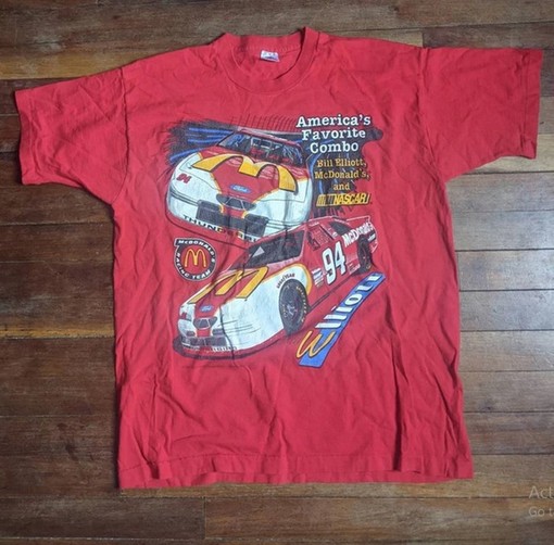 Vintage 90s Bill Elliot #94 Racing NASCAR T-shirt, Vintage 1996 Racing NASCAR Shirt, Retro NASCAR Shirts