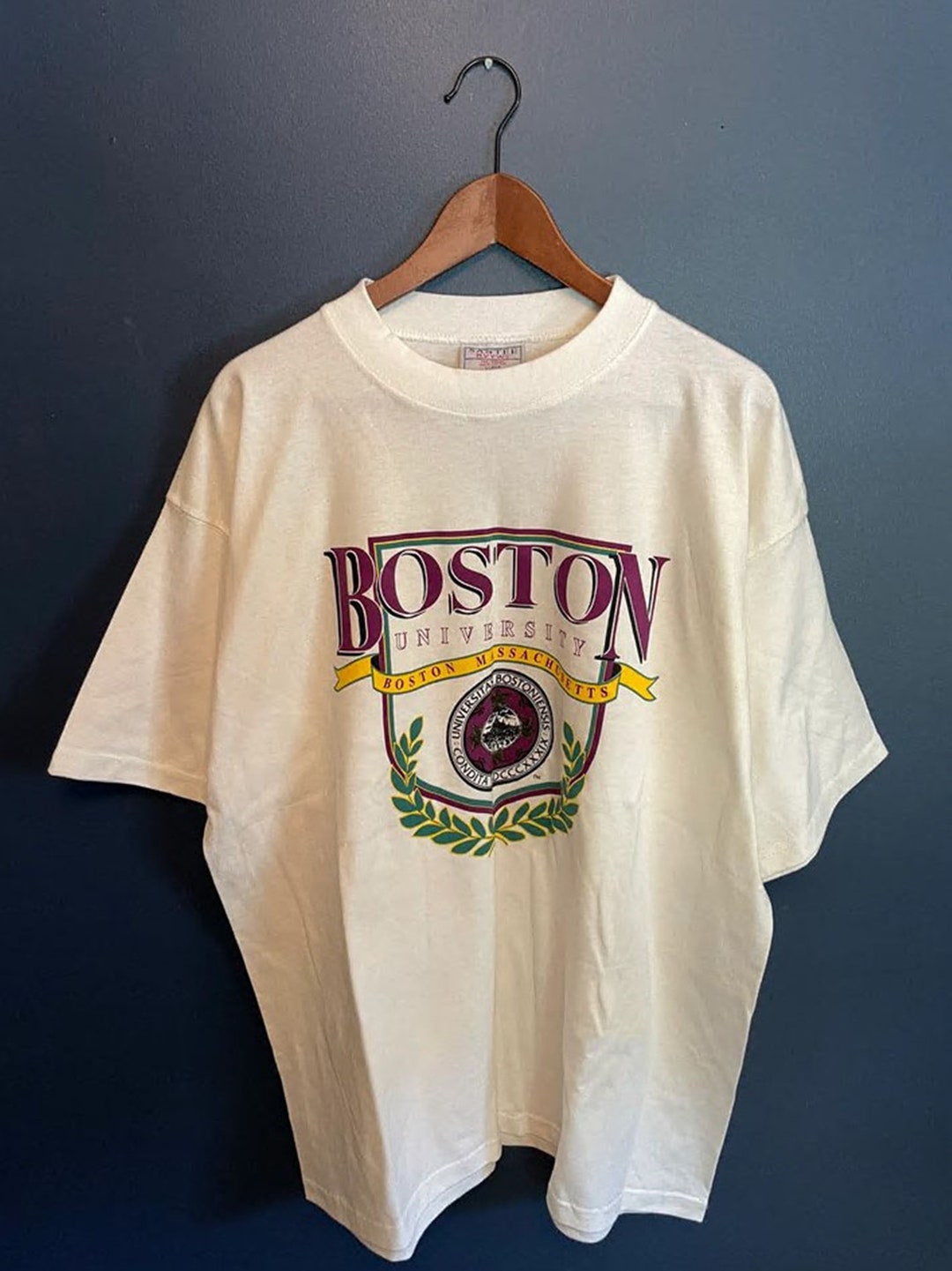 Vintage 90s Boston University Sweatshirt, Tee, and Hoodie - Perfect for BU Fans