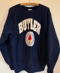 Vintage 90s Butler University Sweatshirt, College Shirts, Gift For Her, Gift For Him, Hoodie