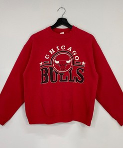 Vintage 90s Chicago Bulls Crewneck Sweater Sweatshirt Hoodie - Retro NBA Style