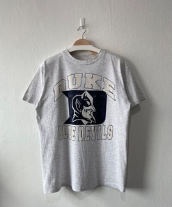 Vintage 90s Duke University Blue Devils T-Shirt, Vintage Sweatshirt, Hoodie Gifts for Fans with a Retro Style