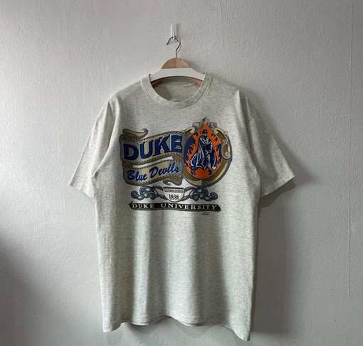 Vintage 90s Duke University Blue Devils T-Shirt, Vintage Sweatshirt, Hoodie with Classic Design