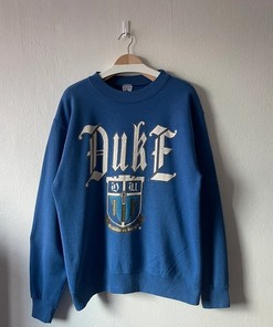 Vintage 90s Duke University Crewneck Sweatshirt, T shirt, Hoodie Gifts for Fans with a Classic Look
