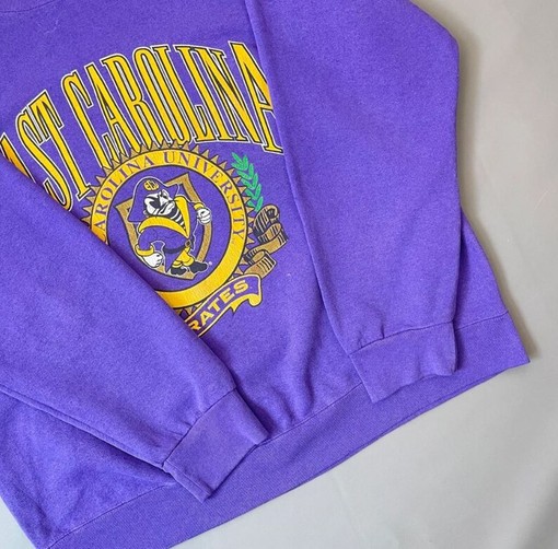 Vintage 90s East Carolina University Pirates Sweatshirt and Hoodie, NCAA Shirts for Men and Women - Image 3