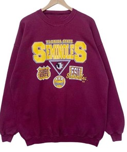 Vintage 90s FLORIDA STATE SEMINOLES Sweatshirt, Shirt, T-Shirt, Hoodie - Ideal Gifts for Fans of NCAA Shirts