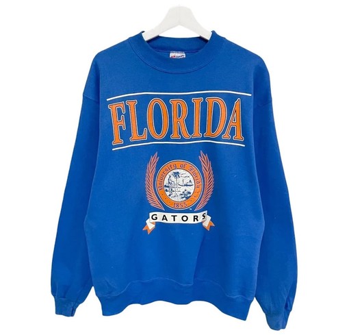 Vintage 90s Florida Gators Crewneck Sweatshirt, T shirt, Hoodie with Retro Style