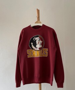 Vintage 90s Florida State Seminoles Football Crewneck Sweatshirt, T-Shirt, Hoodie - Ideal for Fans of College Shirts