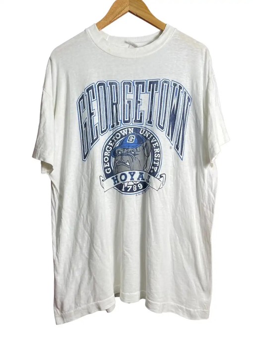 Vintage 90s Georgetown Hoyas University Sweatshirt - NCAA Shirts for Men and Women