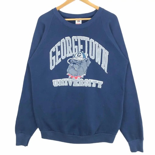 Vintage 90s Georgetown University Football Gift Set - Sport Shirts Unisex