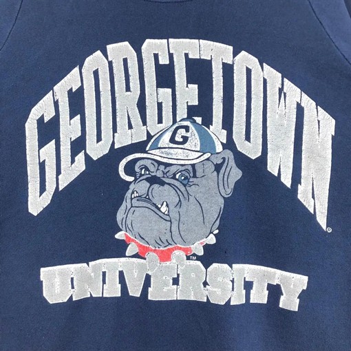 Vintage 90s Georgetown University Football Gift Set - Sport Shirts Unisex - Image 2