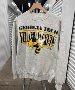 Vintage 90s Georgia Tech Yellow Jackets Apparel Set - College Shirts for Fans