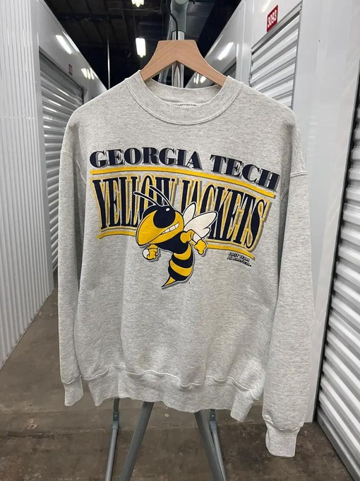 Vintage 90s Georgia Tech Yellow Jackets Apparel Set - College Shirts for Fans
