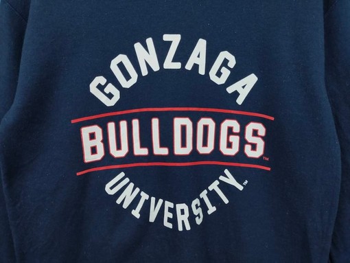 Vintage 90s Gonzaga Hoodie Sweatshirt - Image 2