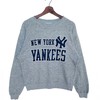 Vintage 90s Hanes New York Yankees Big Logo Unisex Sweatshirt Hoodie Shirt - Retro Baseball Apparel
