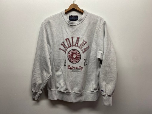 Vintage 90s Indiana Hoosiers Champion Sweatshirt Crewneck for NCAA Fans - Show Your State University Spirit