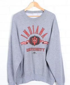 Vintage 90s Indiana University Sweatshirt - Classic College Shirts - Retro NCAA Shirts