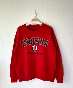 Vintage 90s Indiana University Sweatshirt with Classic Look, University Indiana Hoosiers Shirt for Gift