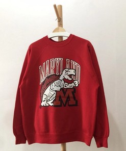 Vintage 90s Maryland Terrapins Crewneck Sweatshirt - Maryland Terrapins Shirt, Hoodie - ncaa shirts
