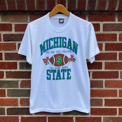 Vintage 90s Michigan State Spartans Sweatshirt, Rose Bowl Champions - NCAA Apparel
