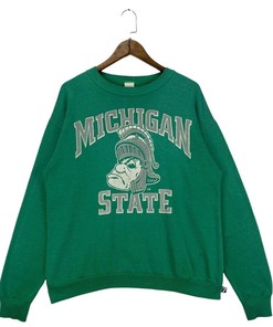 Vintage 90s Michigan State University Spartans Sweatshirt - The Ultimate MSU Gear