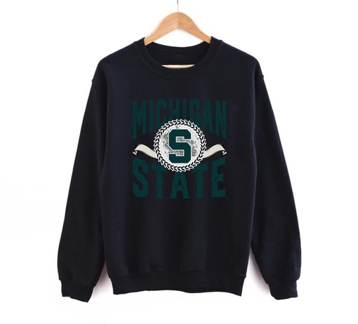 Vintage 90s Michigan University Sweatshirt Hoodie Shirt, Retro U of M Apparel Gift with American University Shirt - Image 2