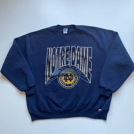 Vintage 90s Michigan Wolverines Russel Athletic University American Sweatshirt - NCAA Shirts for Men and Women