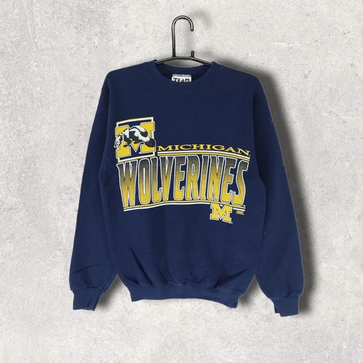 Vintage 90s Michigan Wolverines Sweatshirt, Hoodie, and Tee - Full-Size NCAA Gifts
