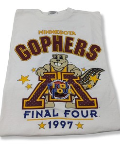 Vintage 90s Minnesota Gophers Basketball 1997 Big Ten Champions Shirt for Football Lover Gifts