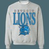 Vintage 90's NFL Detroit Lions Lover Sweatshirt Hoodie American Football