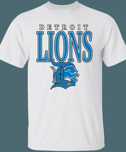 Vintage 90's NFL Detroit Lions T-Shirt Sweatshirt Hoodie for Fans