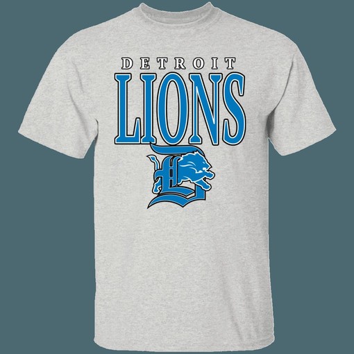 Vintage 90's NFL Detroit Lions T-Shirt Sweatshirt Hoodie for Fans - Image 2