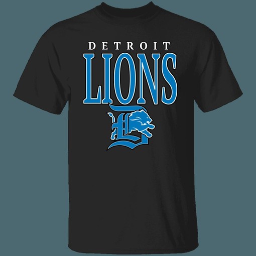 Vintage 90's NFL Detroit Lions T-Shirt Sweatshirt Hoodie for Fans - Image 3