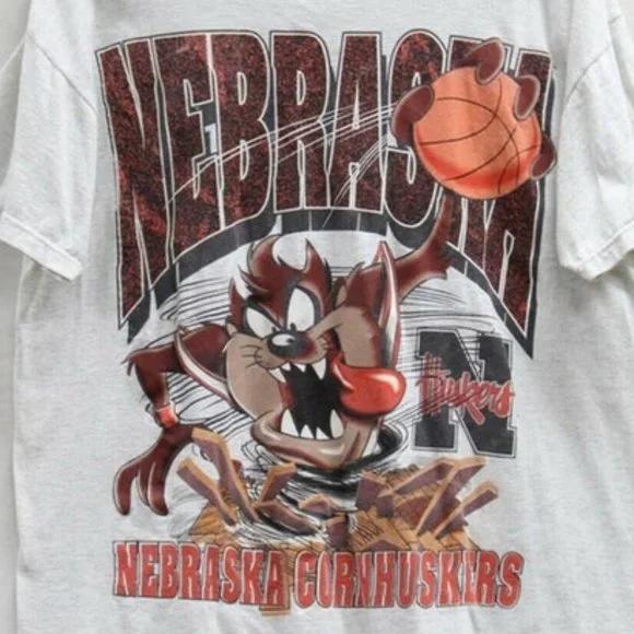 Vintage 90s Nebraska Cornhuskers Crewneck, University Nebraska Shirt and Retro T-Shirt-NCAA Shirts Gifts for Fans - Image 2