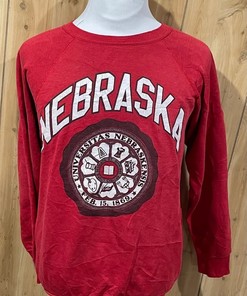 Vintage 90s Nebraska Cornhuskers Fiesta Bowl Champion Hoodie with University Nebraska Football Sweater - NCAA Shirts