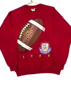 Vintage 90s Nebraska Cornhuskers Sweatshirt and Shirt All Sizes with 1998 NCAA Champion Print - NCAA Shirts