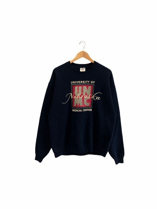 Vintage 90s Nebraska University Huskers Crewneck Sweatshirt NCAA Retro Shirt
