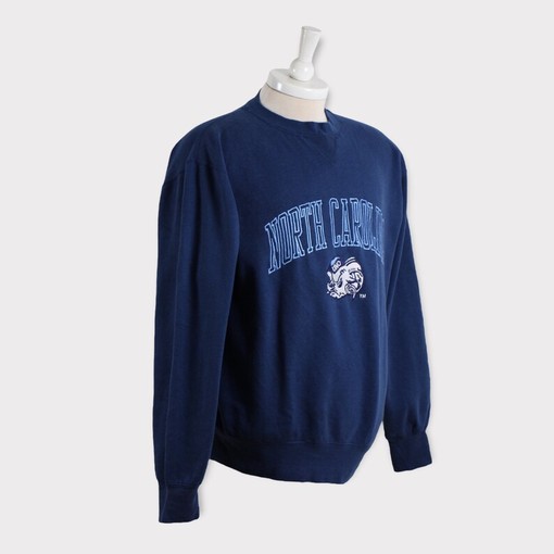 Vintage 90s North Carolina Tar Heels Sweatshirt and Hoodie, State University Gift for UNC Fans - Image 2