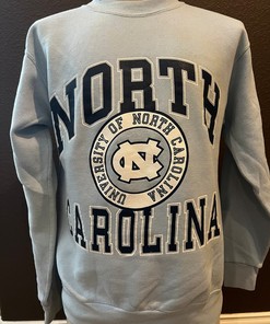 Vintage 90s North Carolina Tar Heels Sweatshirt with UNC Logo, State University Shirt for NCAA Fans