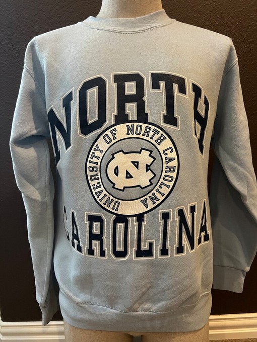 Vintage 90s North Carolina Tar Heels Sweatshirt with UNC Logo, State University Shirt for NCAA Fans