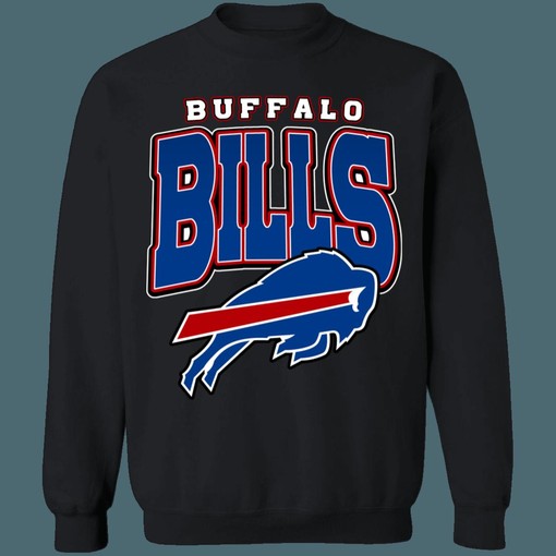 Vintage 90s Nutmeg NFL Buffalo Bills Crewneck Tee, Sweatshirt, and T-Shirt - Unique Gift for NFL Fans - Retro NFL Shirts - Image 2