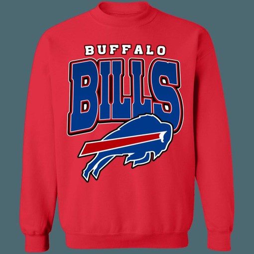 Vintage 90s Nutmeg NFL Buffalo Bills Crewneck Tee, Sweatshirt, and T-Shirt - Unique Gift for NFL Fans - Retro NFL Shirts - Image 3