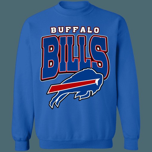 Vintage 90s Nutmeg NFL Buffalo Bills Crewneck Tee, Sweatshirt, and T-Shirt - Unique Gift for NFL Fans - Retro NFL Shirts - Image 4