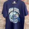Vintage 90s Penn State Nittany Lions Helmet T-Shirt Sweatshirt Pullover Hoodie - Reprinted Gifts for NCAA Fans